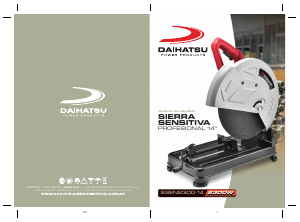 Manual de uso Daihatsu SSEN2300-14 Sierra de corte