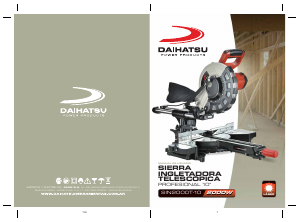 Manual de uso Daihatsu SIN2000T-10 Sierra de inglete