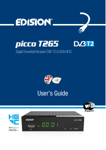 Manual Edision picco T265 Digital Receiver