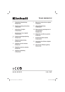 Mode d’emploi Einhell TE-AC 400/50/10 V Compresseur