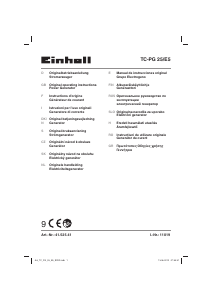 Manual Einhell TC-PG 25/E5 Generator