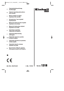 Manual Einhell TH-VC 1318 Aspirador