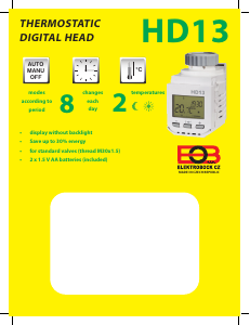 Handleiding Elektrobock HD13 Thermostaat