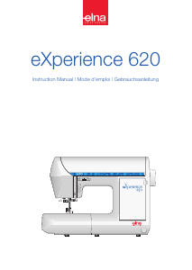 Manual Elna eXperience 620 Sewing Machine