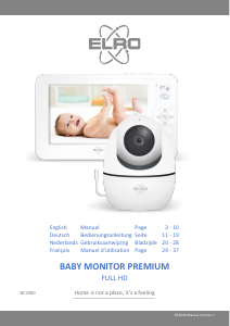 Manual Elro BC2000 Baby Monitor