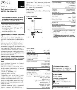 Manual Eltako WSZ15DE-32A Energy Meter