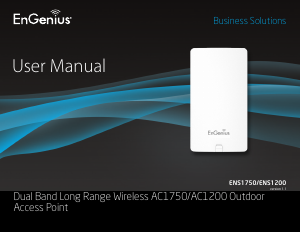 Manual EnGenius ENS1200 Access Point