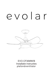 Handleiding Evolar EVO-CF30B Plafondventilator