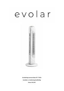 Manual Evolar EVO-29T Fan