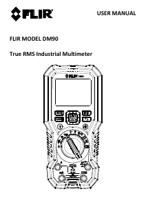 Manual FLIR DM90 Multimeter