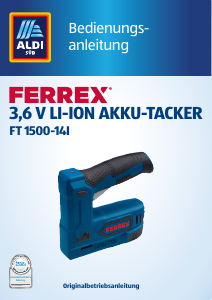 Bedienungsanleitung Ferrex FT 1500-14I Tacker