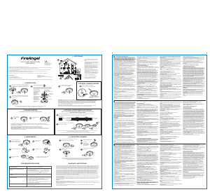 Mode d’emploi FireAngel SW1 Détecteur de fumée