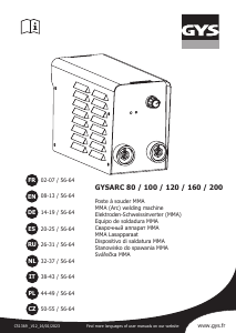 Instrukcja GYS GYSARC 100 Spawarka