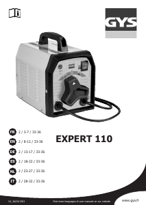 Manuale GYS EXPERT 110 Saldatrice