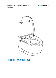 Manual Geberit AquaClean Mera Comfort Toilet