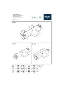 Kullanım kılavuzu Grohe Grohtherm 2000 Musluk