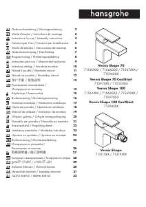 Manual Hansgrohe Vernis Shape 100 Faucet