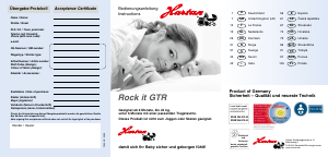 Bedienungsanleitung Hartan Rock it GTR Kinderwagen