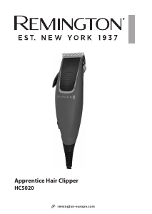 Посібник Remington HC5020 Apprentice Машинка для стрижки волосся