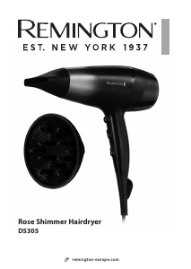 Manual de uso Remington D5305 Secador de pelo