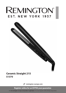 Manual Remington S1370 Hair Straightener