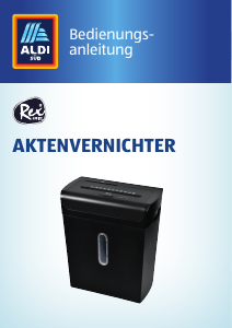 Bedienungsanleitung Rex Office LUS 144 Aktenvernichter