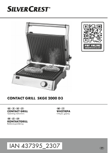 Handleiding SilverCrest IAN 437395 Contactgrill