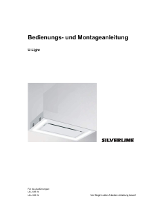 Bedienungsanleitung Silverline ULL 683 W U-Light Dunstabzugshaube