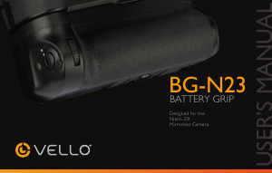 Handleiding Vello BG-N23 Battery grip