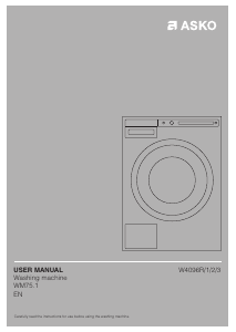 Handleiding Asko W4096RW3 Wasmachine