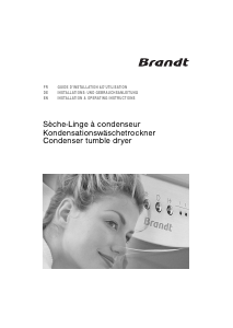 Mode d’emploi Brandt ETE6730K Sèche-linge