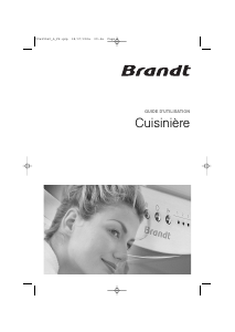 Mode d’emploi Brandt KGP610W Cuisinière