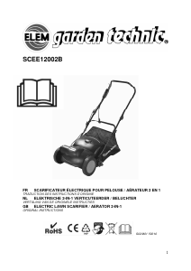 Manual ELEM Garden Technic SCEE12002B Lawn Raker