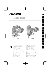 Manuale Hikoki CJ 36DB Seghetto alternativo