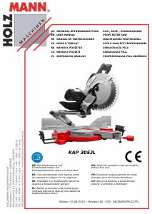 Bedienungsanleitung Holzmann KAP 305JL Gehrungssäge