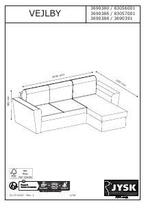 Bedienungsanleitung JYSK Vejlby Sofa