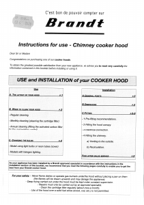 Manual Brandt AFLB6X1U Cooker Hood
