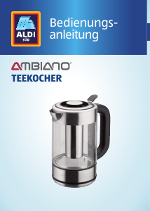 Bedienungsanleitung Ambiano GT-TGWK-01 Teemaschine