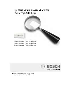 Kullanım kılavuzu Bosch ASI12AW40N Klima