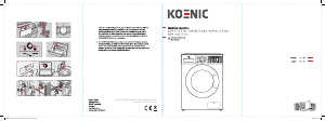 Manual Koenic KWM 7152 B INV Washing Machine