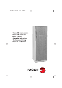 Manual de uso Fagor FD-28AXUK Frigorífico combinado