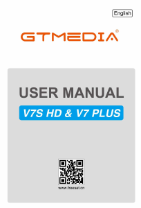 Manual Gtmedia V7S HD Digital Receiver