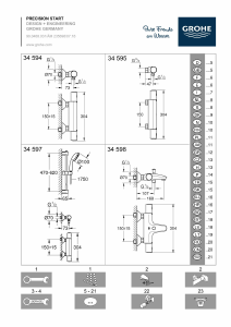 Bruksanvisning Grohe Precision Start Blandare