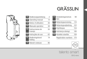 Mode d’emploi Grässlin talento smart B10 mini Interrupteur minuteur