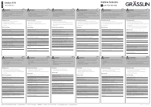 Mode d’emploi Grässlin trealux 510 Interrupteur minuteur