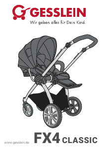 Руководство Gesslein FX4 Classic Детская коляска