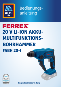 Bedienungsanleitung Ferrex FABH 20-I Bohrhammer