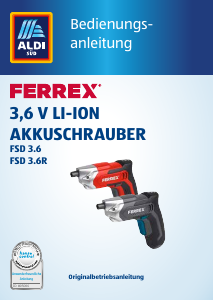 Bedienungsanleitung Ferrex FSD 3.6 Schrauber