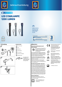 Bedienungsanleitung Lightway 802699 Taschenlampe