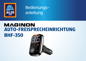 Bedienungsanleitung Maginon BHF-350 Freisprechanlage